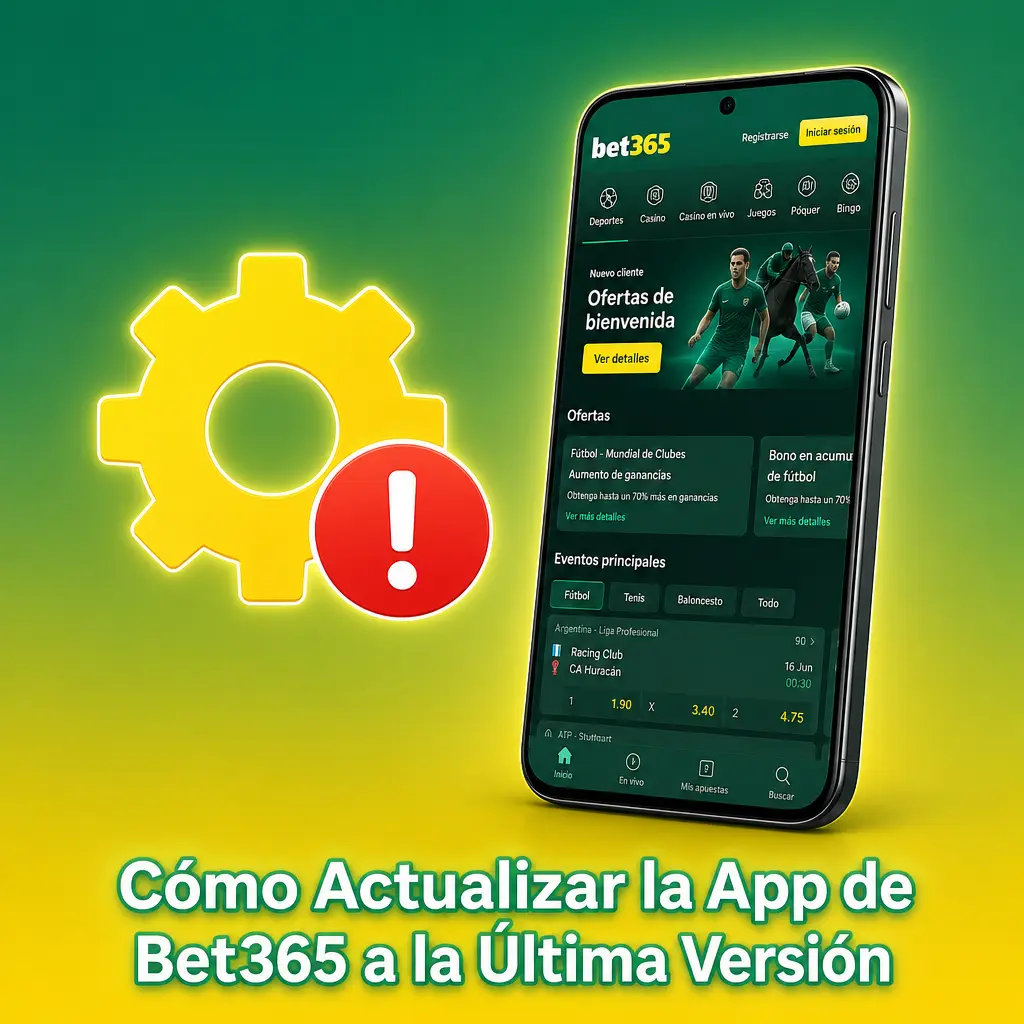 Pasos para actualizar la app de Bet365 a la última versión APK en Android sin perder usuario ni saldo de la cuenta